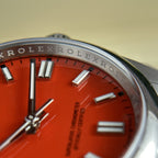 Rolex Watch Oyster Perpetual 126000 Red Dial 36mm