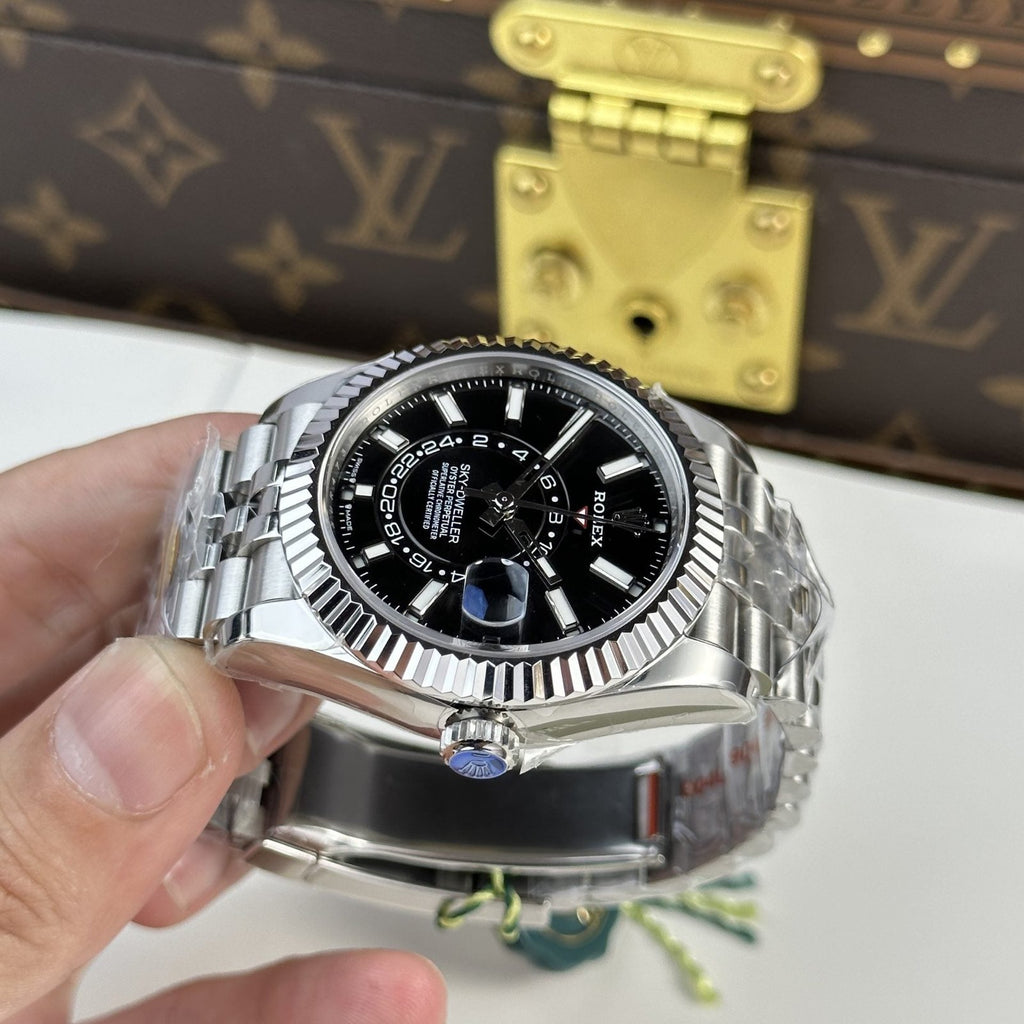 Rolex Watch Sky Dweller 326934 Dial Black Strap Jubilee 42mm