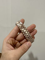 Rolex Day-Date 128235 Watch Gold Wrapped Meteorite Dial 36mm