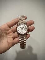 Rolex Day-Date 128235 Watch Gold Wrapped Meteorite Dial 36mm