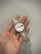 Rolex Day-Date 128235 Watch Gold Wrapped Meteorite Dial 36mm