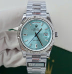 Rolex Watch Day-Date Ice Blue Dial 40mm