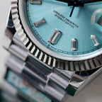 Rolex Watch Day-Date Ice Blue Dial 40mm