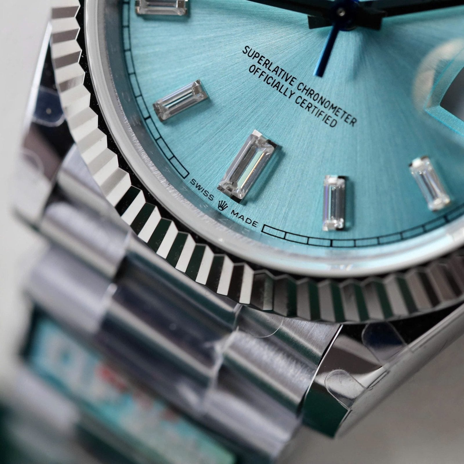 Rolex Watch Day-Date Ice Blue Dial 40mm