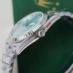 Rolex Watch Day-Date Ice Blue Dial 40mm