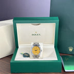 Rolex Watch Oyster Perpetual 124300 Yellow Dial 41mm