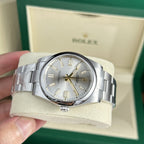 Rolex Watch Oyster Perpetual 124300 Silver Dial 41mm