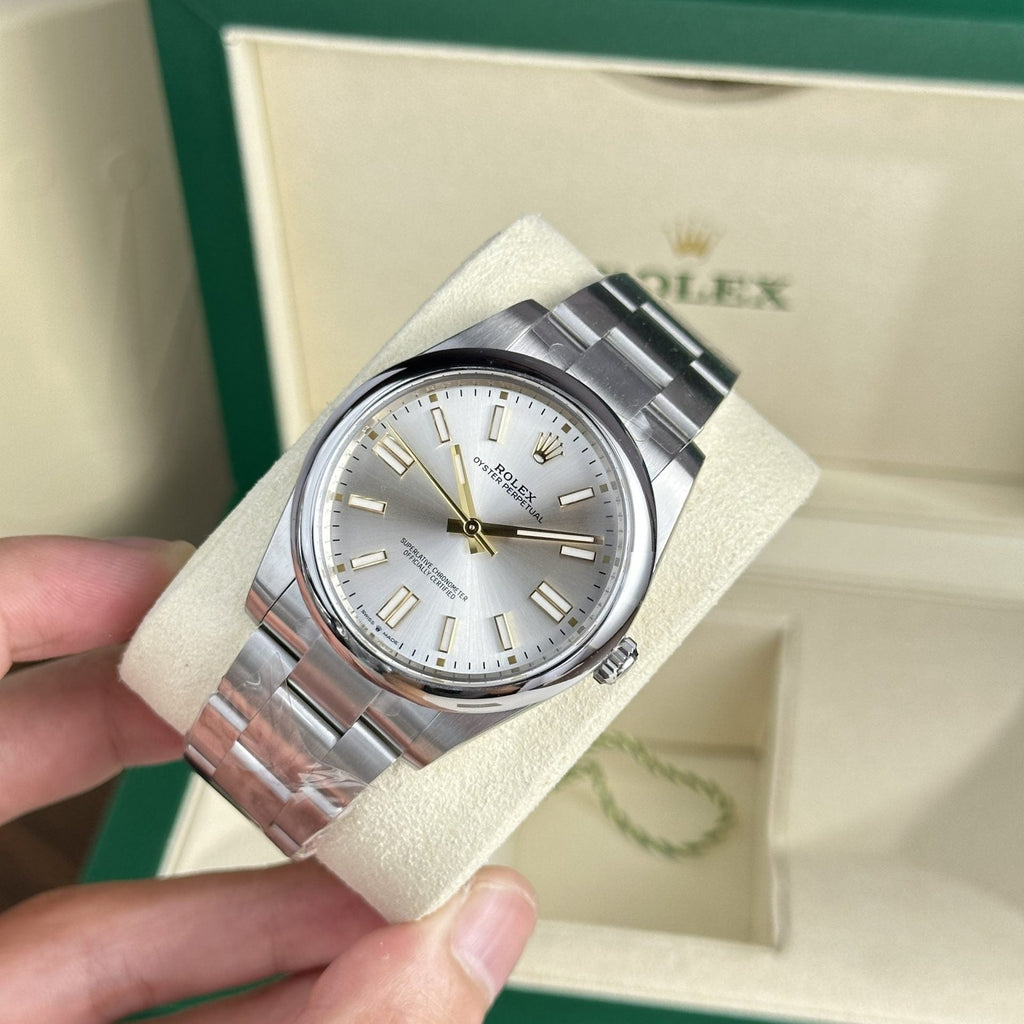 Rolex Watch Oyster Perpetual 124300 Silver Dial 41mm