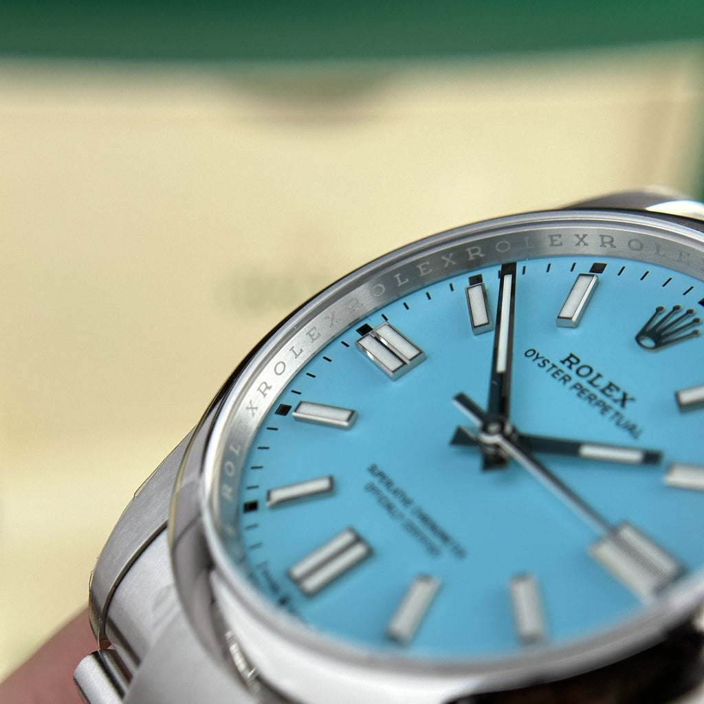 Rolex Watch Oyster Perpetual 124300 Ice Dial 41mm
