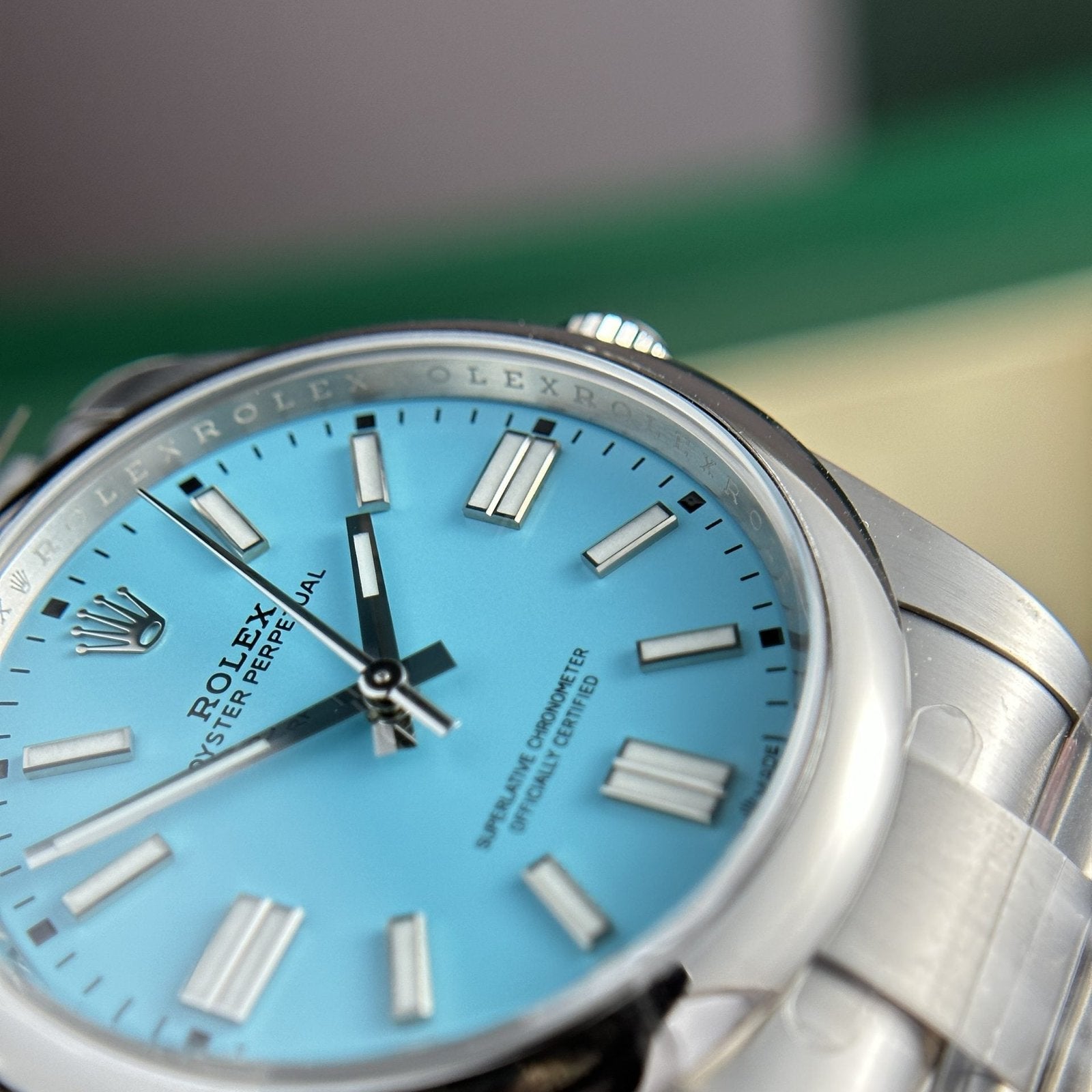 Rolex Watch Oyster Perpetual 124300 Ice Dial 41mm