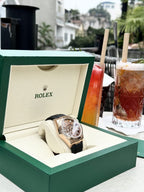 Rolex Watch Sky-Dweller 336235 Chocolate Dial Rubber Strap 42mm