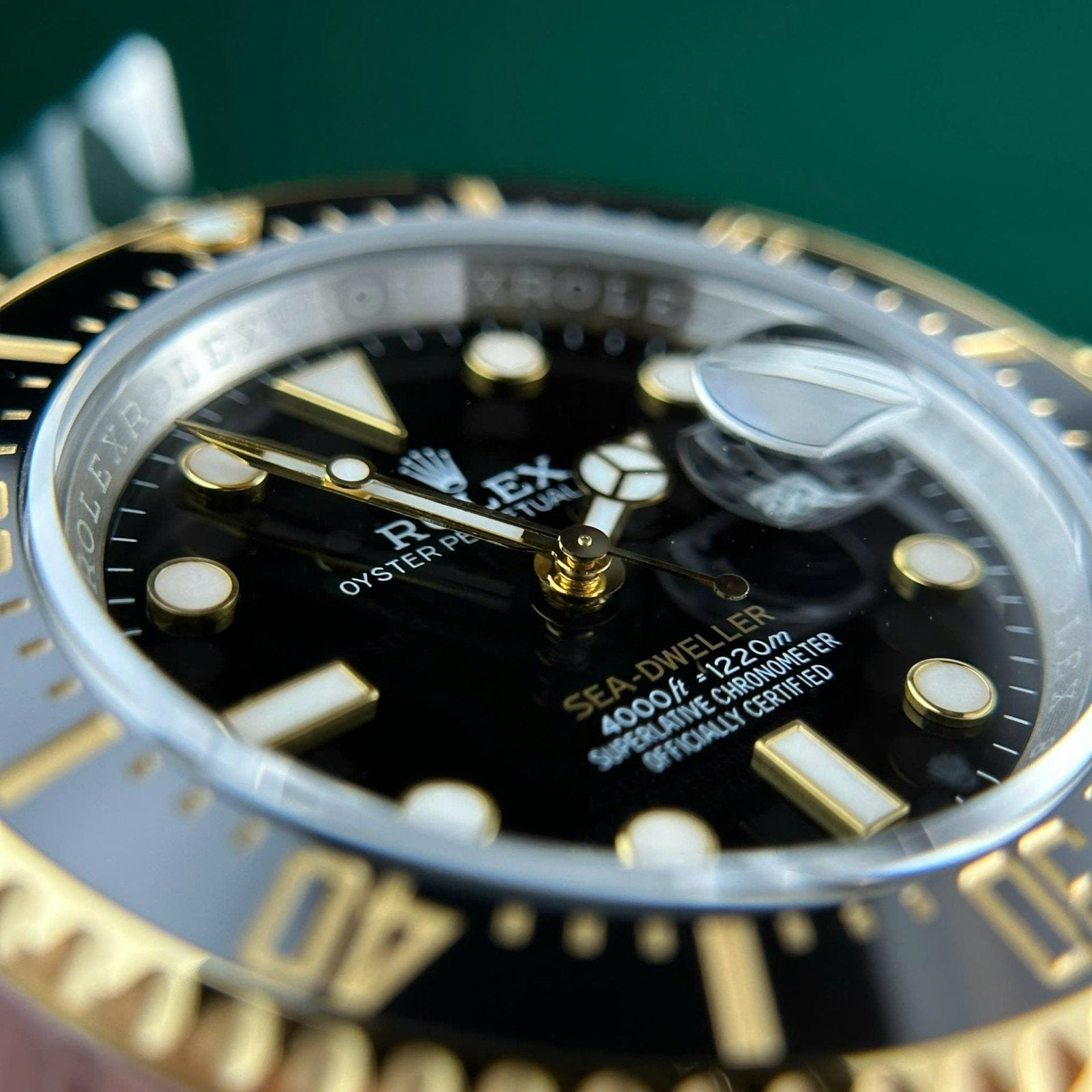 Rolex Sea-Dweller 126603 Demi Yellow Watch Black Dial 43mm