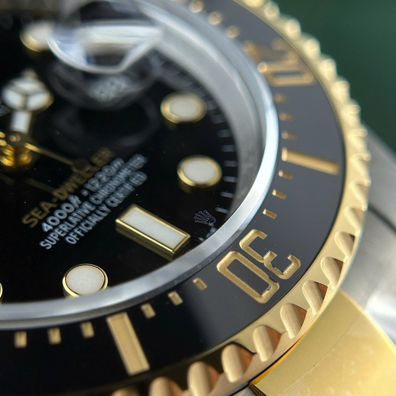Rolex Sea-Dweller 126603 Demi Yellow Watch Black Dial 43mm