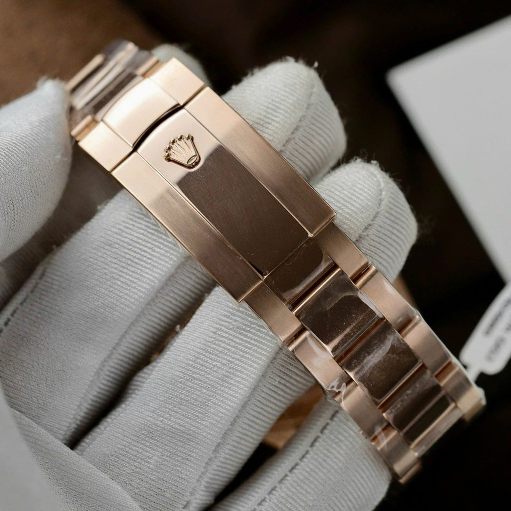 Rolex Sky-Dweller Chocolate Dial Watch 18K Gold Wrapped 42mm