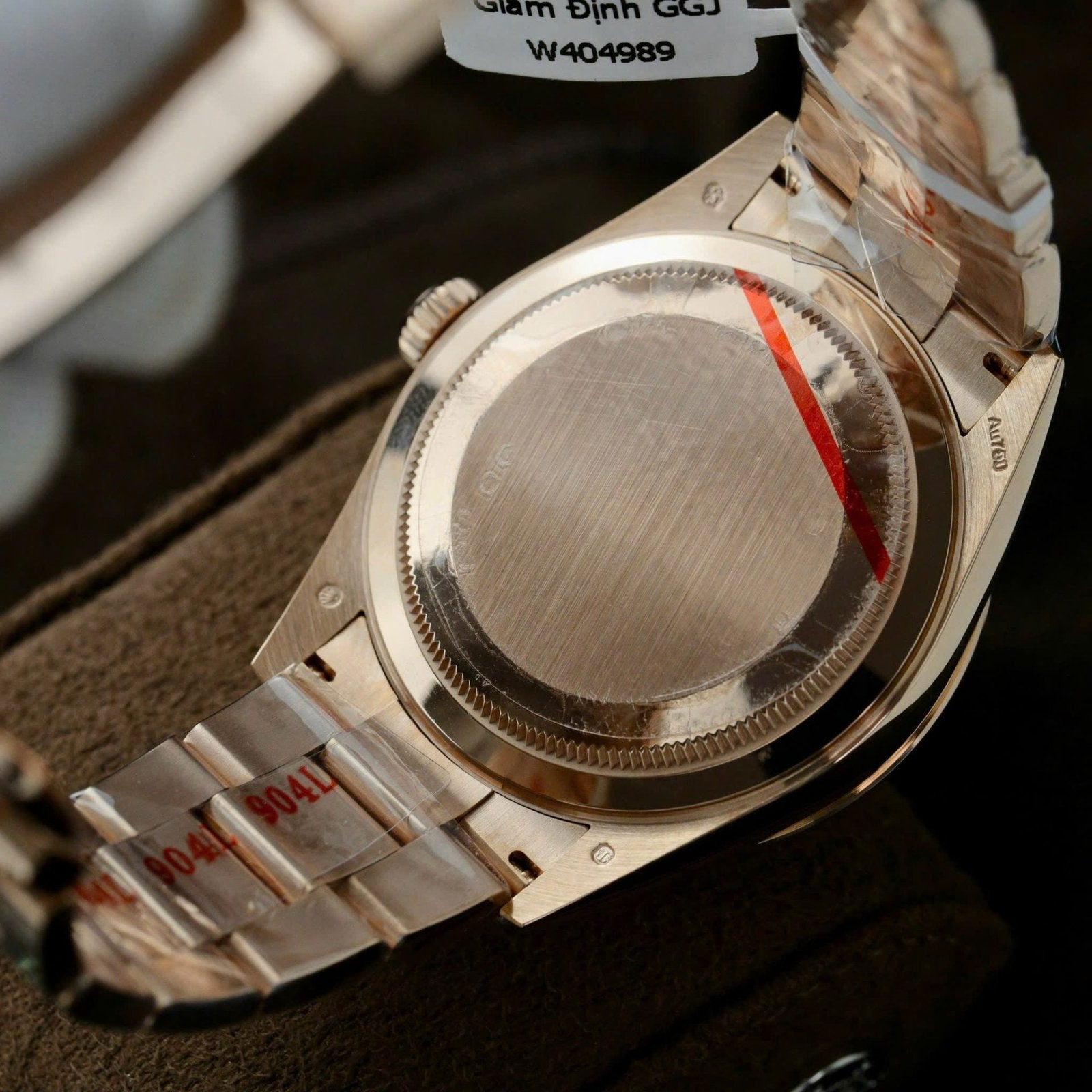 Rolex Sky-Dweller Chocolate Dial Watch 18K Gold Wrapped 42mm