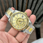Rolex Sky-Dweller Watch Demi Gold 41mm
