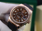 Rolex Sky-Dweller M336235 Gold Wrapped Chocolate Dial 42mm