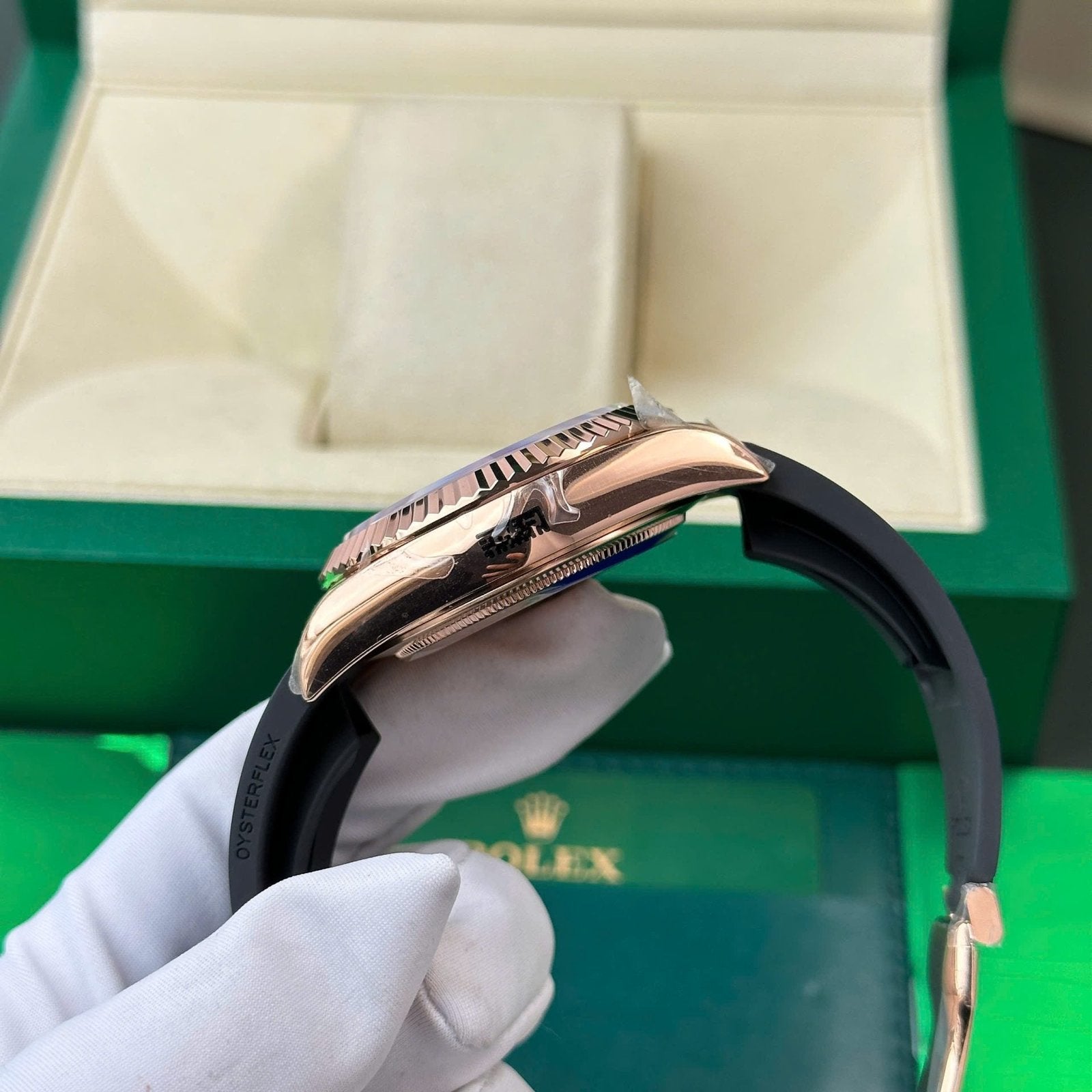 Rolex Sky-Dweller Brown Dial Watch Rose Gold Plated 42mm