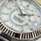 Rolex Sky-Dweller White Dial Watch 42mm