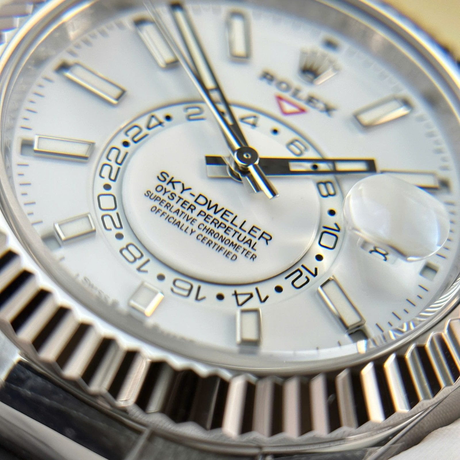 Rolex Sky-Dweller White Dial Watch 42mm