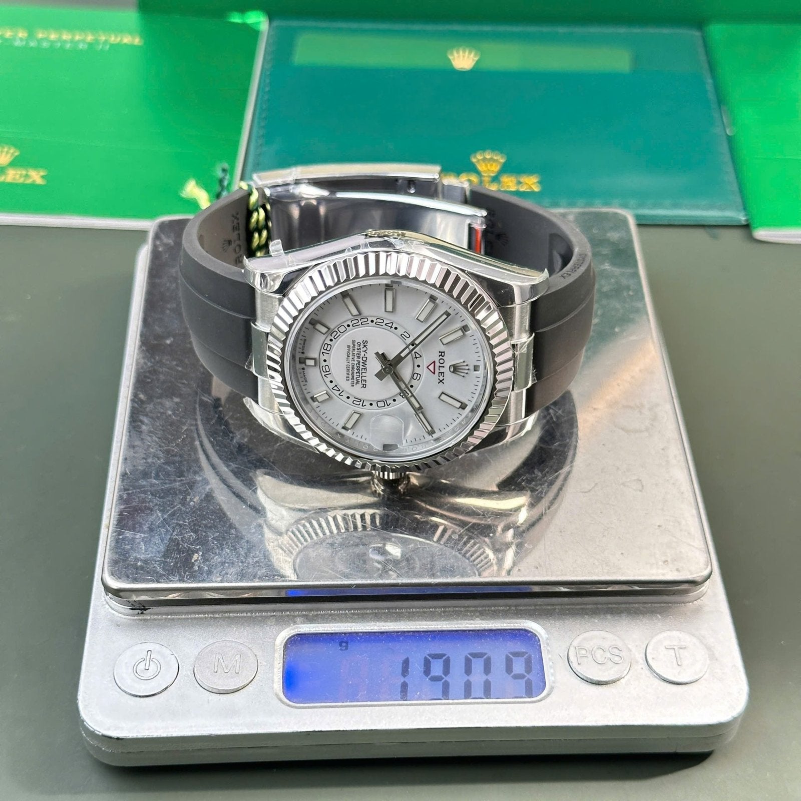 Rolex Sky-Dweller White Dial Watch 42mm