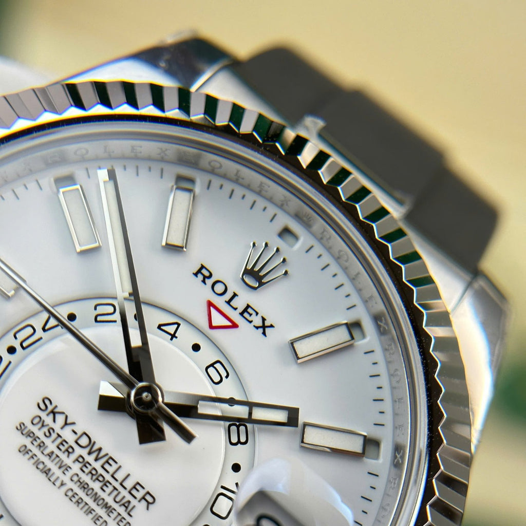 Rolex Sky-Dweller White Dial Watch 42mm