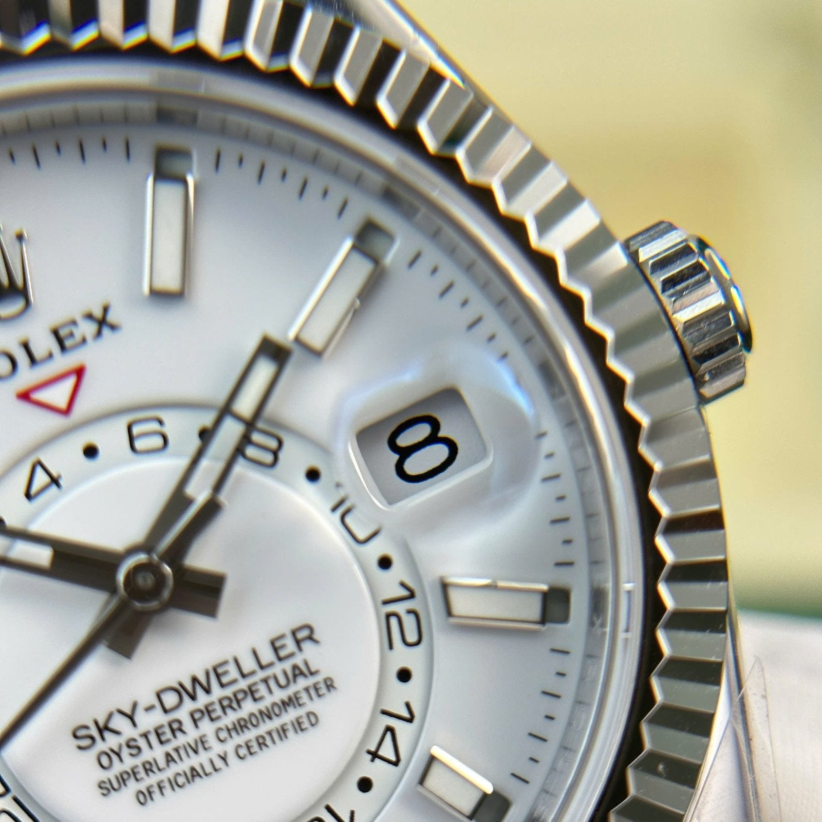 Rolex Sky-Dweller White Dial Watch 42mm