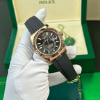 Rolex Sky-Dweller Gray Dial Watch Rose Gold Plated 42mm