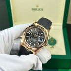 Rolex Sky-Dweller Gray Dial Watch Rose Gold Plated 42mm