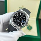 Rolex Sky-Dweller Watch Black Dial 42mm