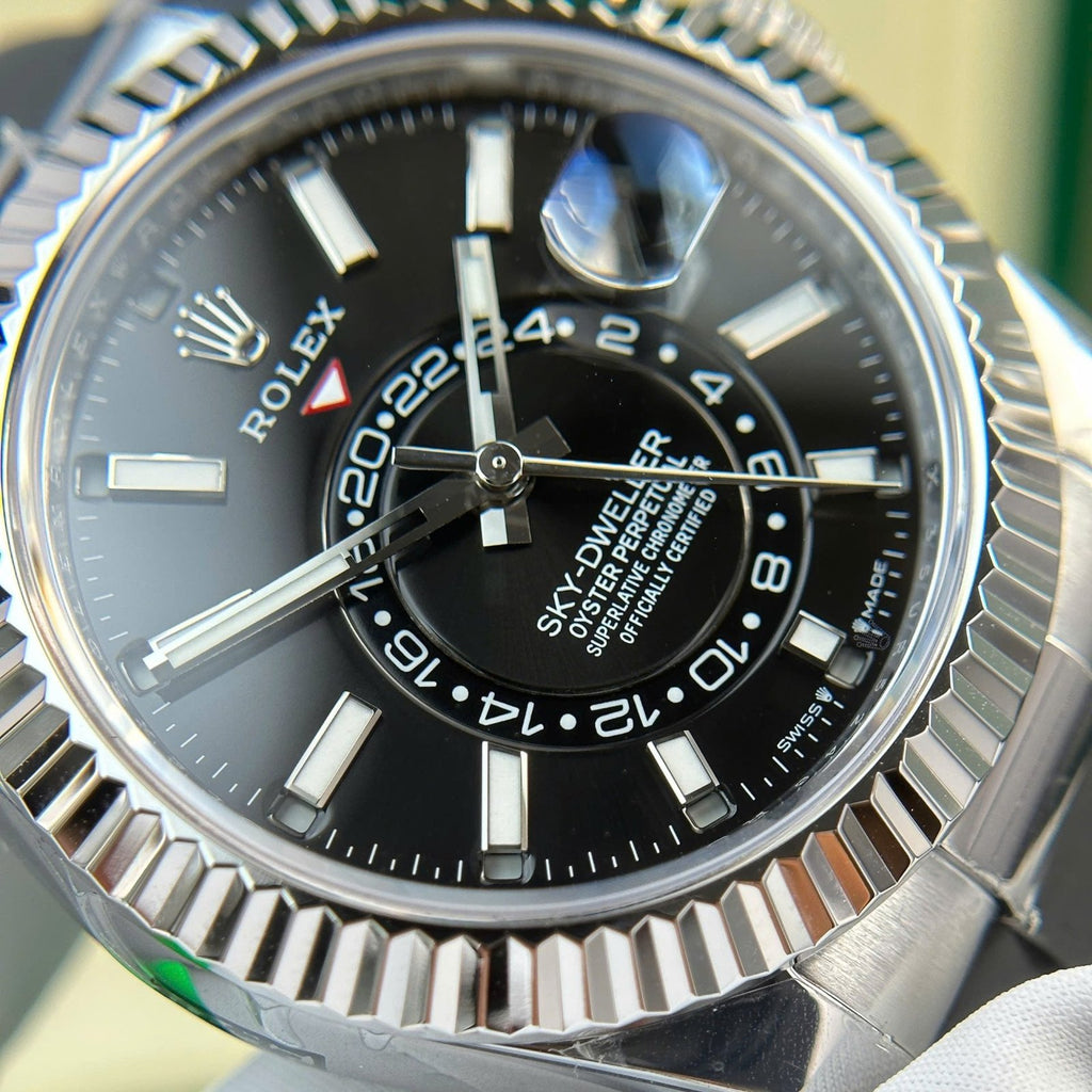 Rolex Sky-Dweller Watch Black Dial 42mm