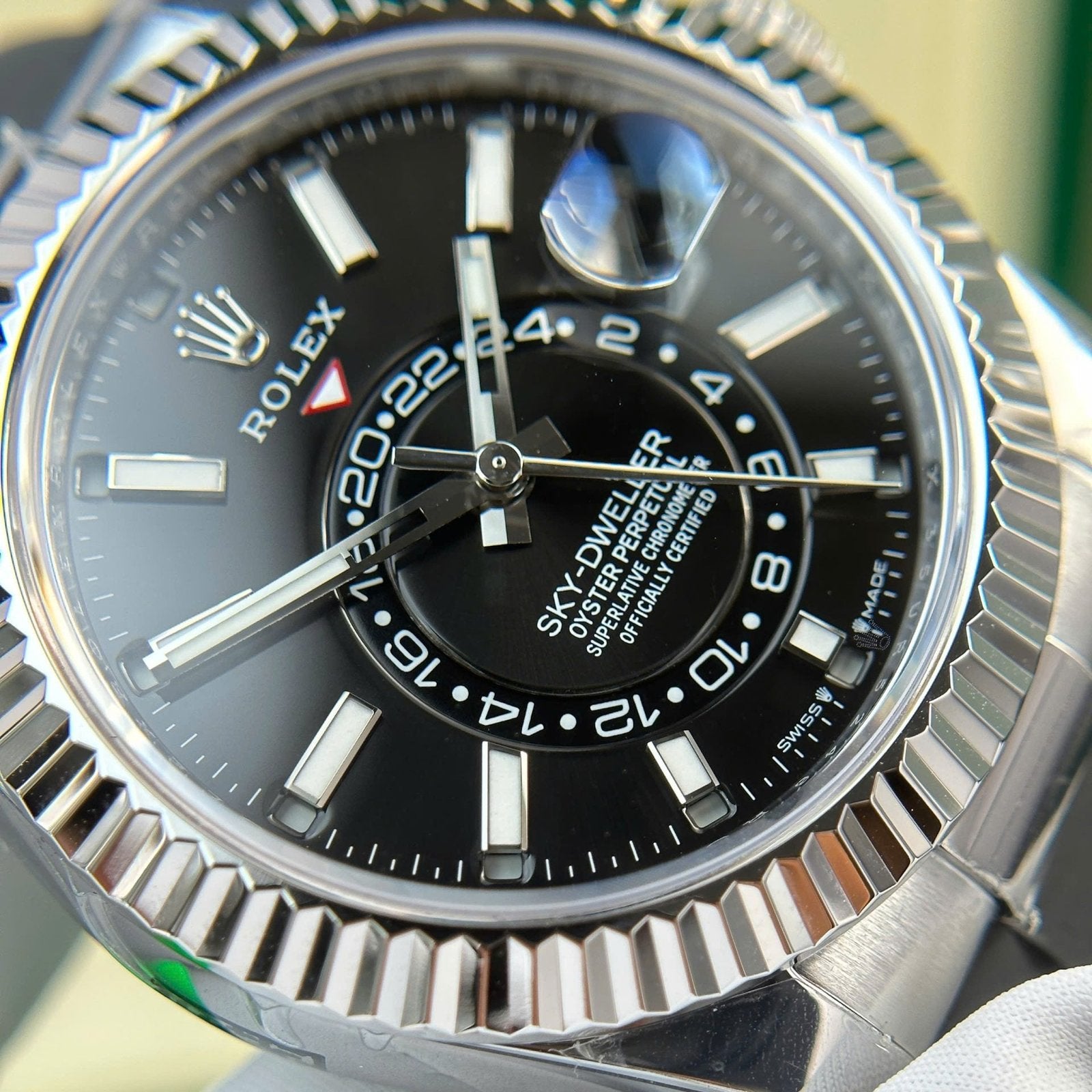 Rolex Sky-Dweller Watch Black Dial 42mm