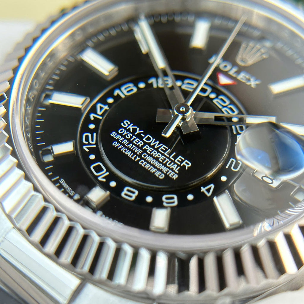 Rolex Sky-Dweller Watch Black Dial 42mm