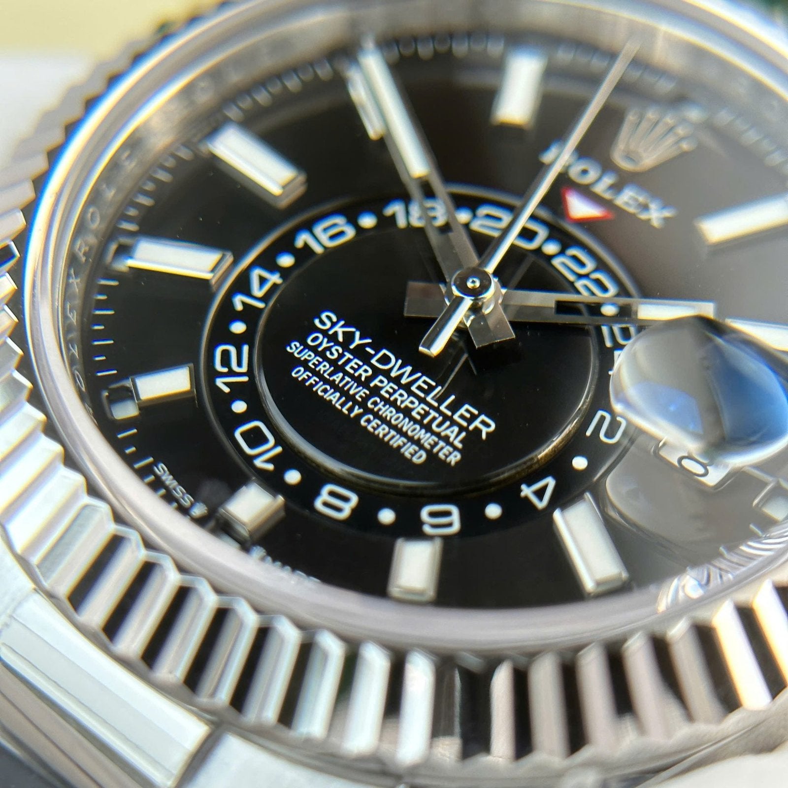 Rolex Sky-Dweller Watch Black Dial 42mm