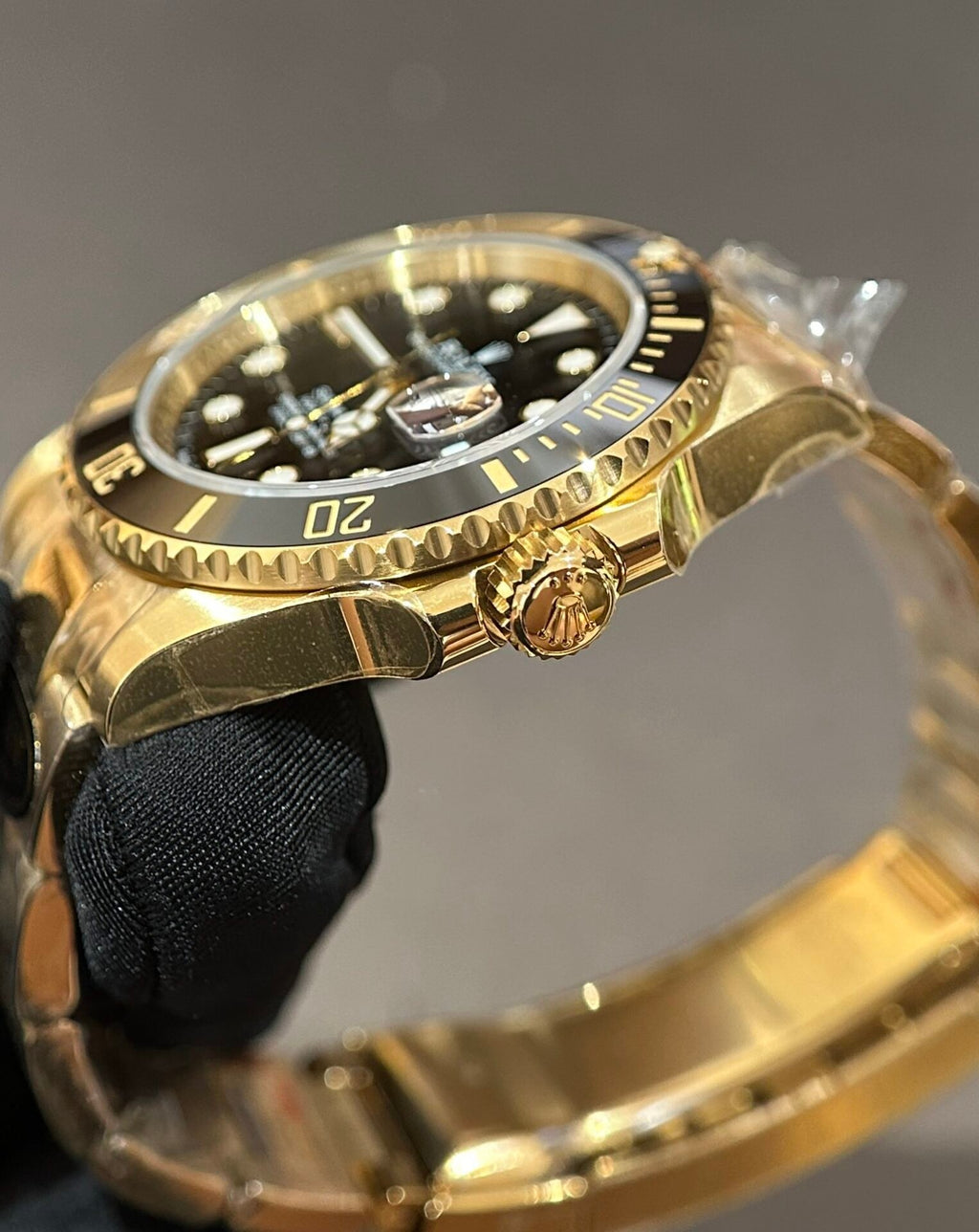 Rolex Submariner 116618LN Watch Black Dial 40mm