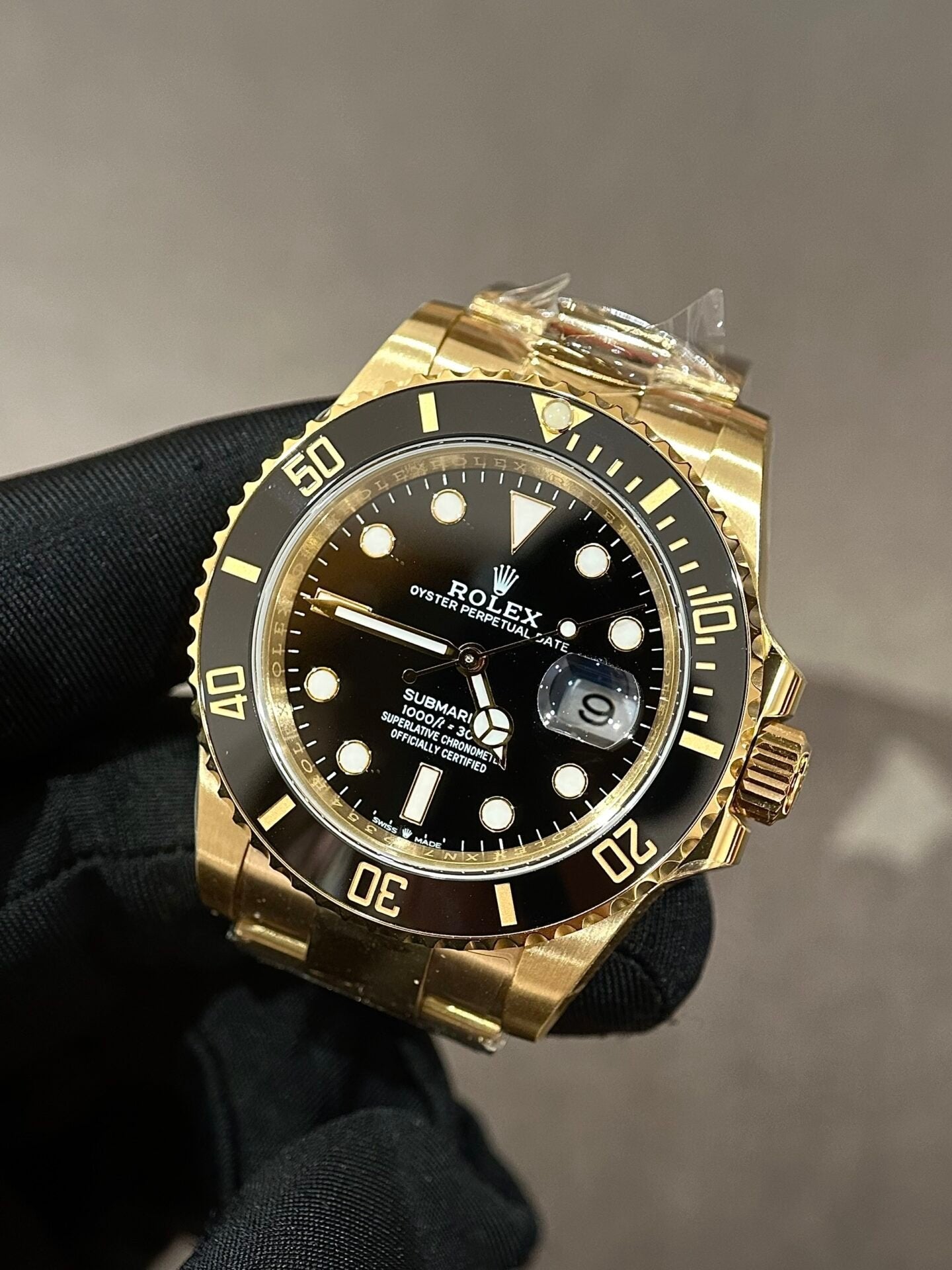 Rolex Submariner 116618LN Watch Black Dial 40mm