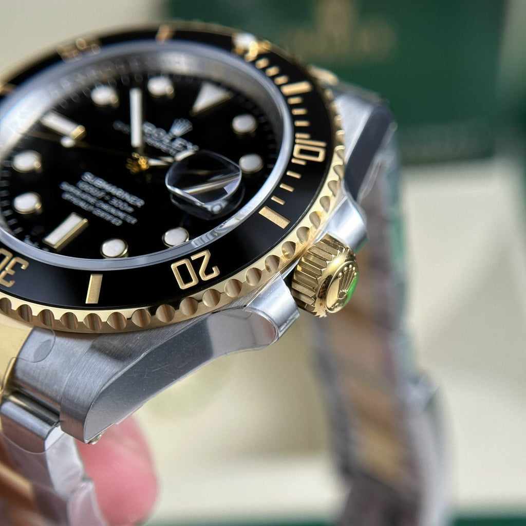 Rolex Submariner Date 126613LN Demi Gold Black Dial 41mm