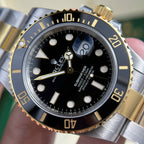 Rolex Submariner Date 126613LN Demi Gold Black Dial 41mm