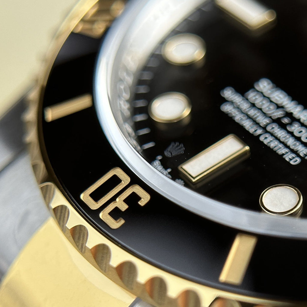 Rolex Submariner Date 126613LN Demi Gold Black Dial 41mm