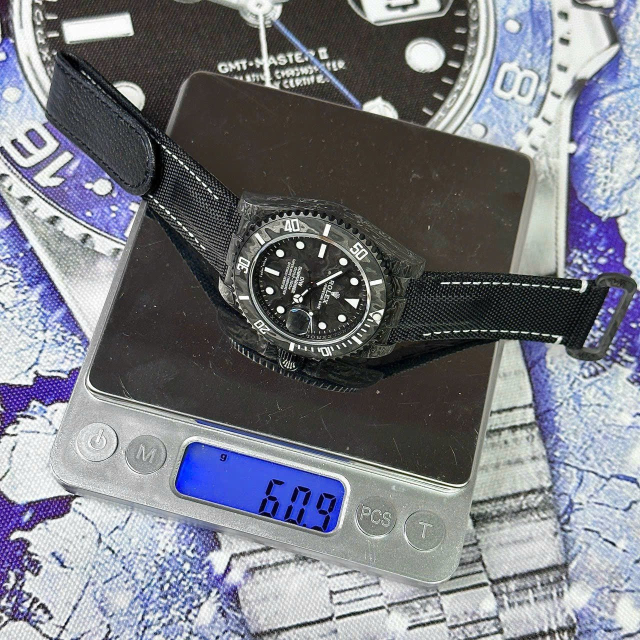 Rolex Submariner Diw Watch Carbon Ultra Light 40mm