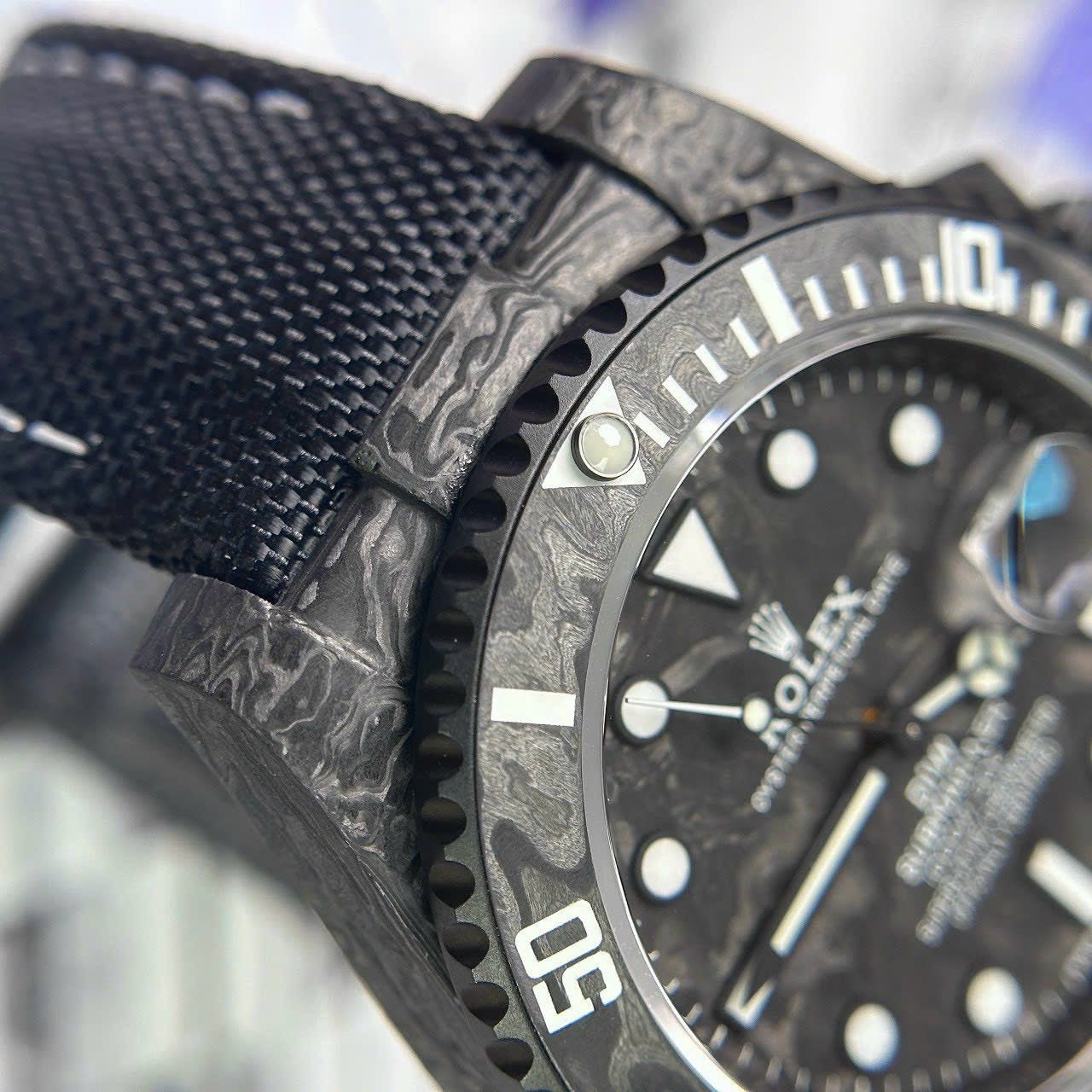 Rolex Submariner Diw Watch Carbon Ultra Light 40mm