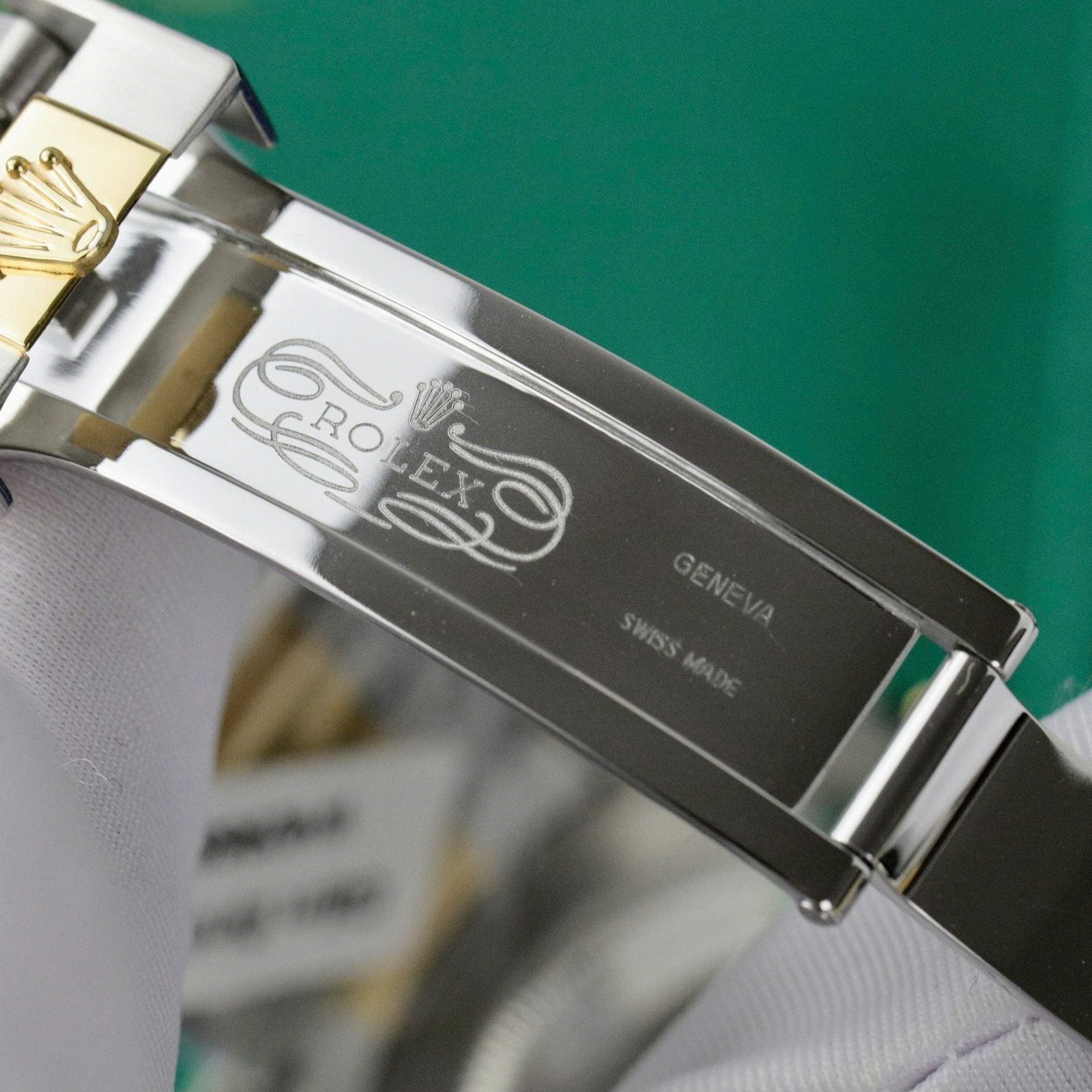Rolex Submariner Dial Blue Watch Gold Wrapped 40mm
