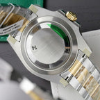Rolex Submariner Dial Blue Watch Gold Wrapped 40mm
