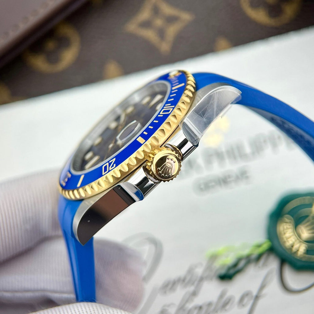 Rolex Submariner Watch Blue Dial 40mm