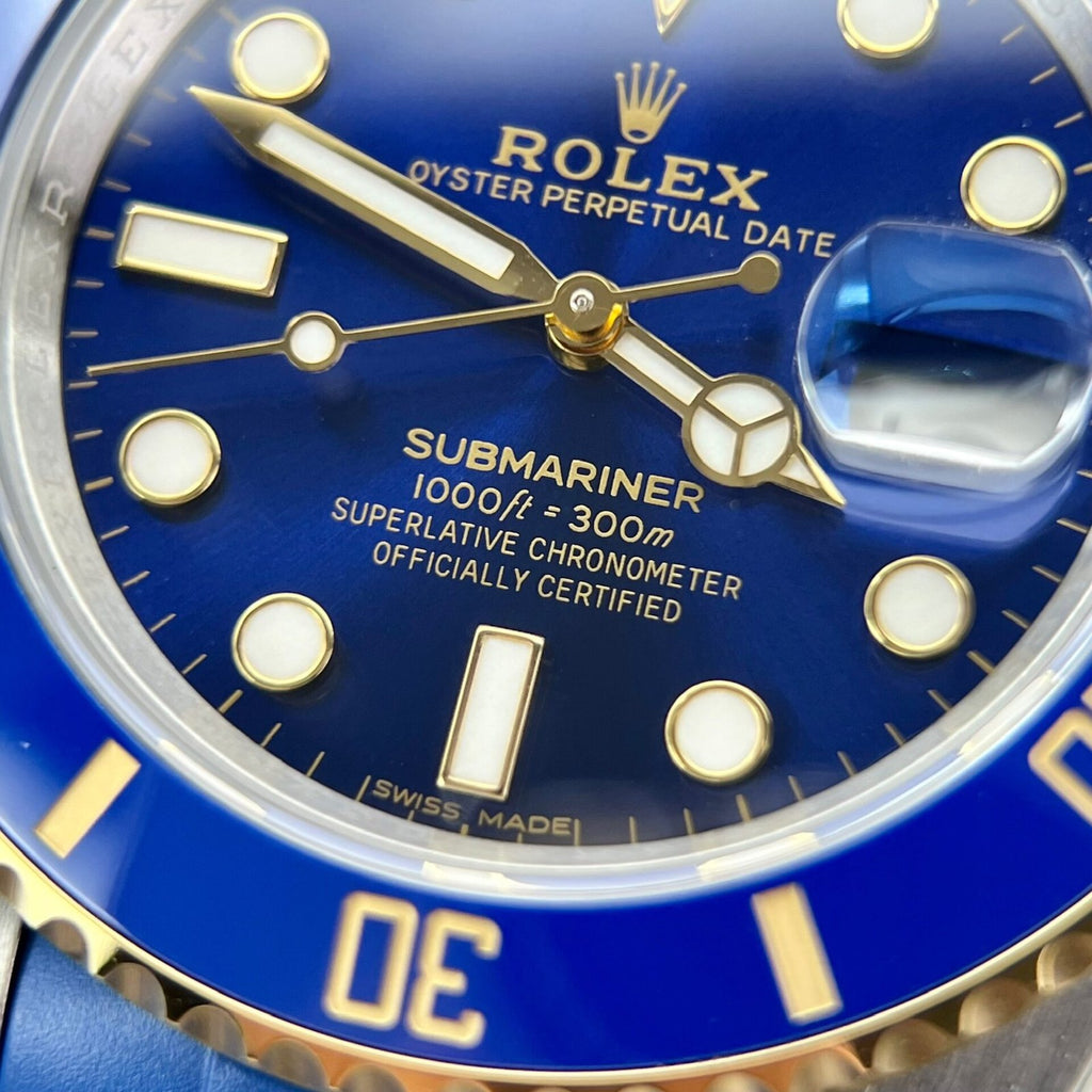 Rolex Submariner Watch Blue Dial 40mm