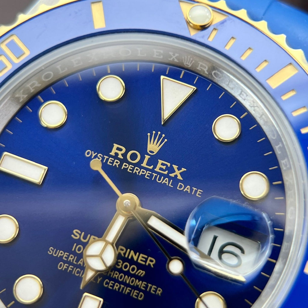 Rolex Submariner Watch Blue Dial 40mm