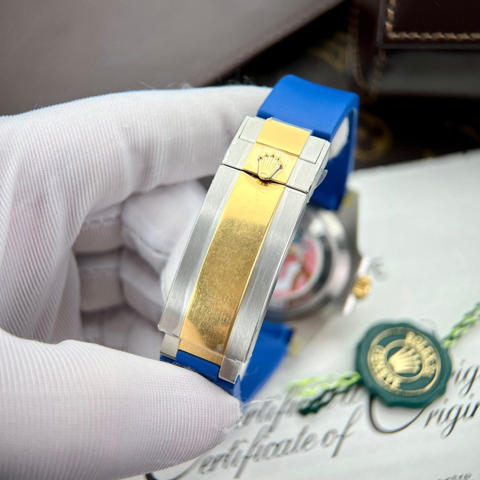 Rolex Submariner Watch Blue Dial 40mm