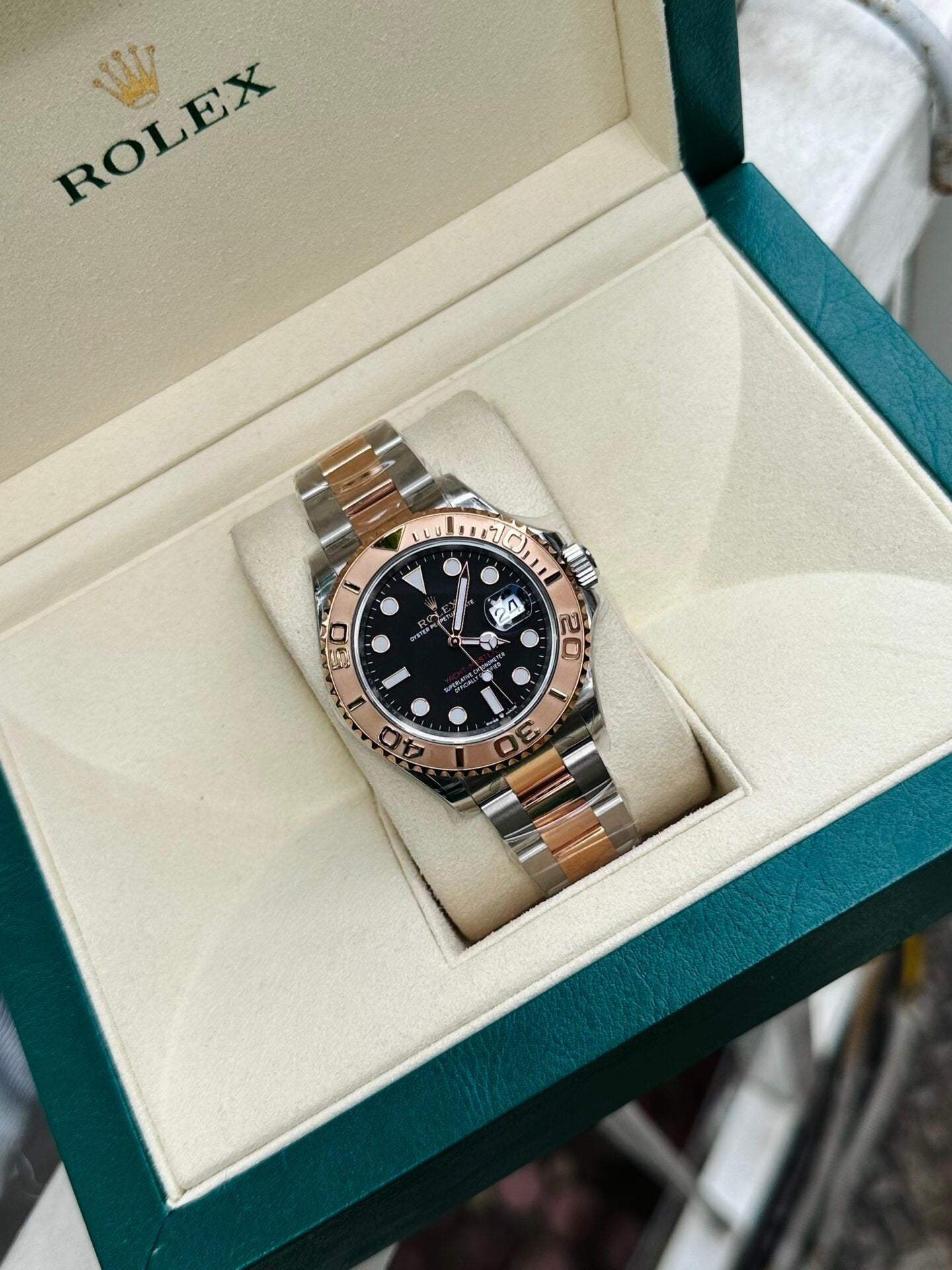 Rolex Yacht 126621 Watch Black Dial 40mm
