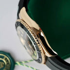 Rolex Yacht 18K Rose Gold Case Watch Black Dial 40mm