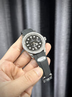 Rolex Watch Yacht Moissanite Diamonds 40mm
